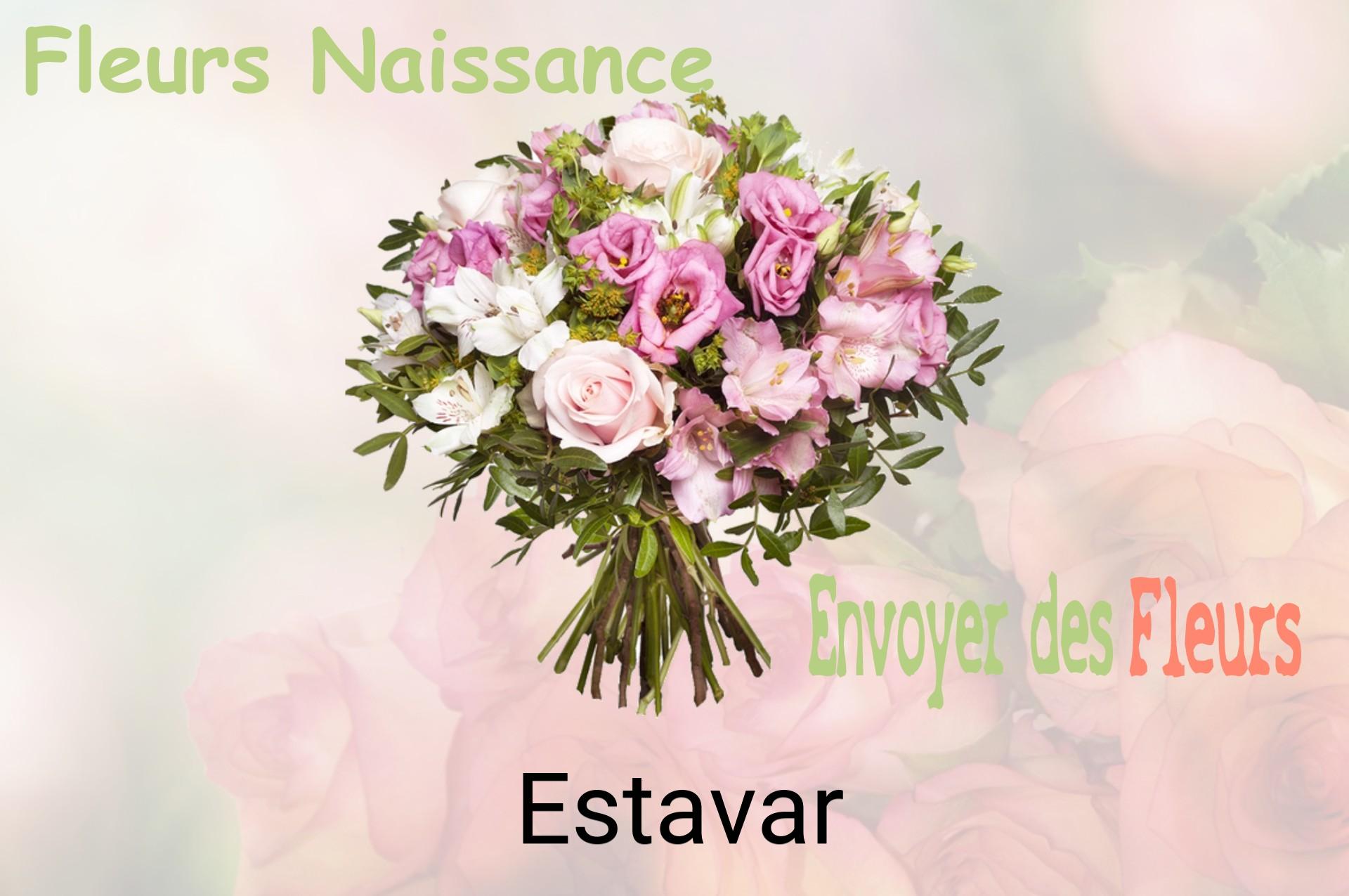 Bouquet de fleurs de naissance livré à Estavar
